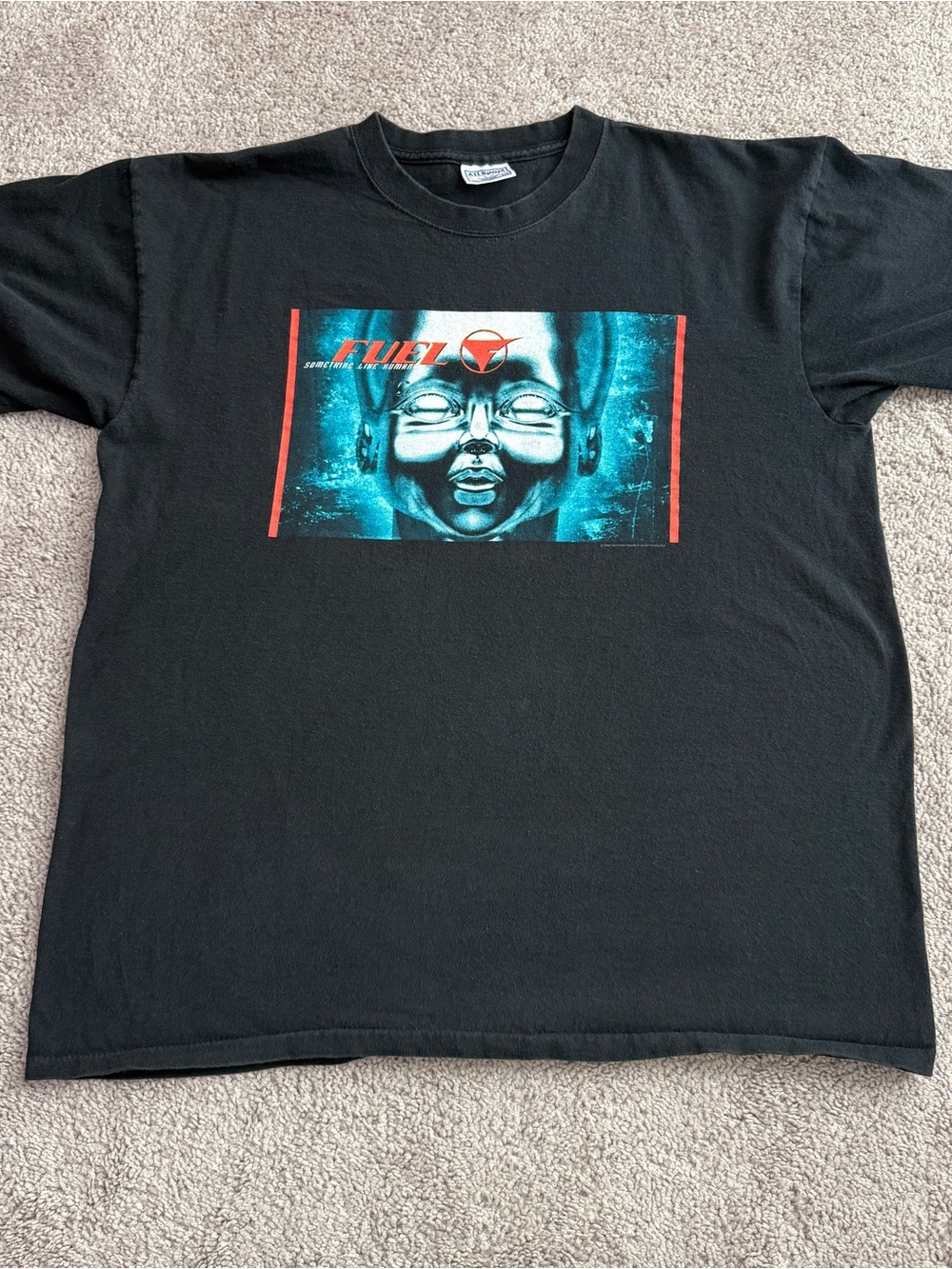 Vintage 2000 Fuel Something Like Human World Tour Band T Shirt USA XL